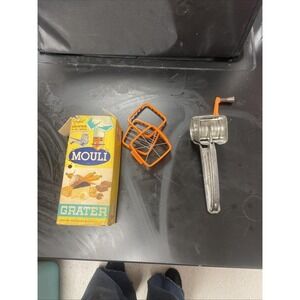 Vintage Mouli Handheld Rotary Grater in Original Damaged Box #21538